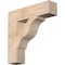 Ekena Millwork Funston Block Smooth Bracket, Douglas Fir, 5 1/2"W x 24"D x 24"H BKT06X24X24FST05SDF - alternate 1